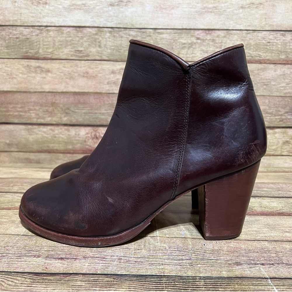 Thursday Boots Company Brown Leather Heeled Ankle Boots